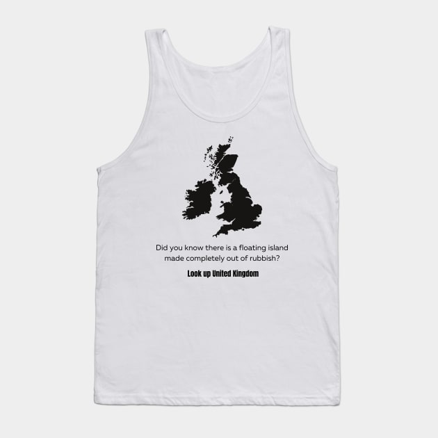 Look Up The UK Funny Tank Top by Ckrispy
